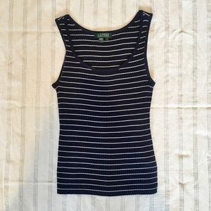 Striped Sweater Tank Top